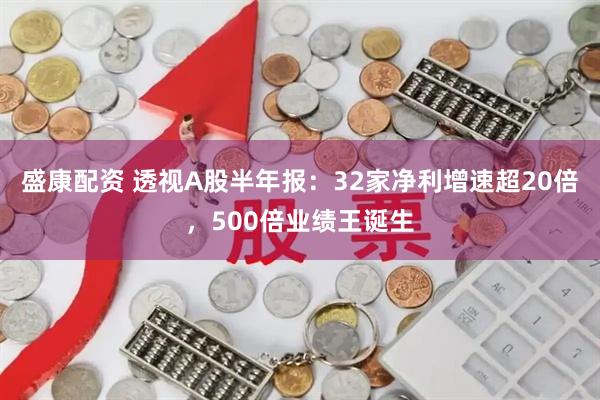 盛康配资 透视A股半年报：32家净利增速超20倍，500倍业绩王诞生